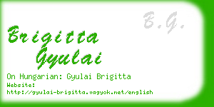 brigitta gyulai business card